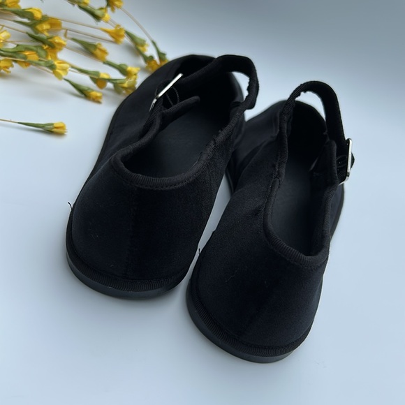 Universal Thread Halston Mary Jane Ballet Flats Black Velvet - Picture 10 of 16